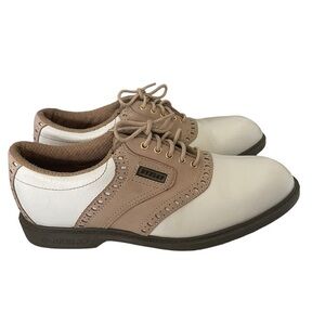 Dunlop Dry classic saddle women’s golf shoes, size 8 1/2 (retro style)